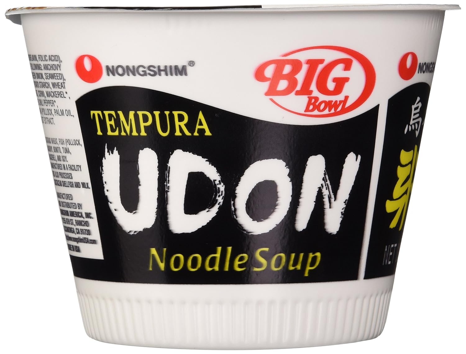 Nongshim Tempura Udon Noodle Bowl, 4.02Ounce Big Bowls