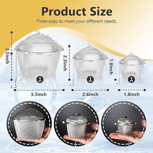 Miniatura 10 de Cesta de limpieza ultrasónica, 2 cestas de acero inoxidable para limpiador ultrasónico de joyas, cesta de limpieza de vapor de joyas, cesta de