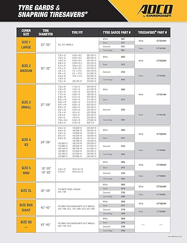 Miniatura 2 de ADCO Juego de 2 fundas de vinilo de vinilo de acero chapado en diamante 3750 #XL (juego de 2) (se ajusta a 36"-39")
