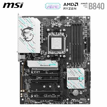 MSI B840 GAMING PLUS WIFI AM5 DDR5 8000(OC) Mhz ATX Gaming (Oyuncu) Anakart