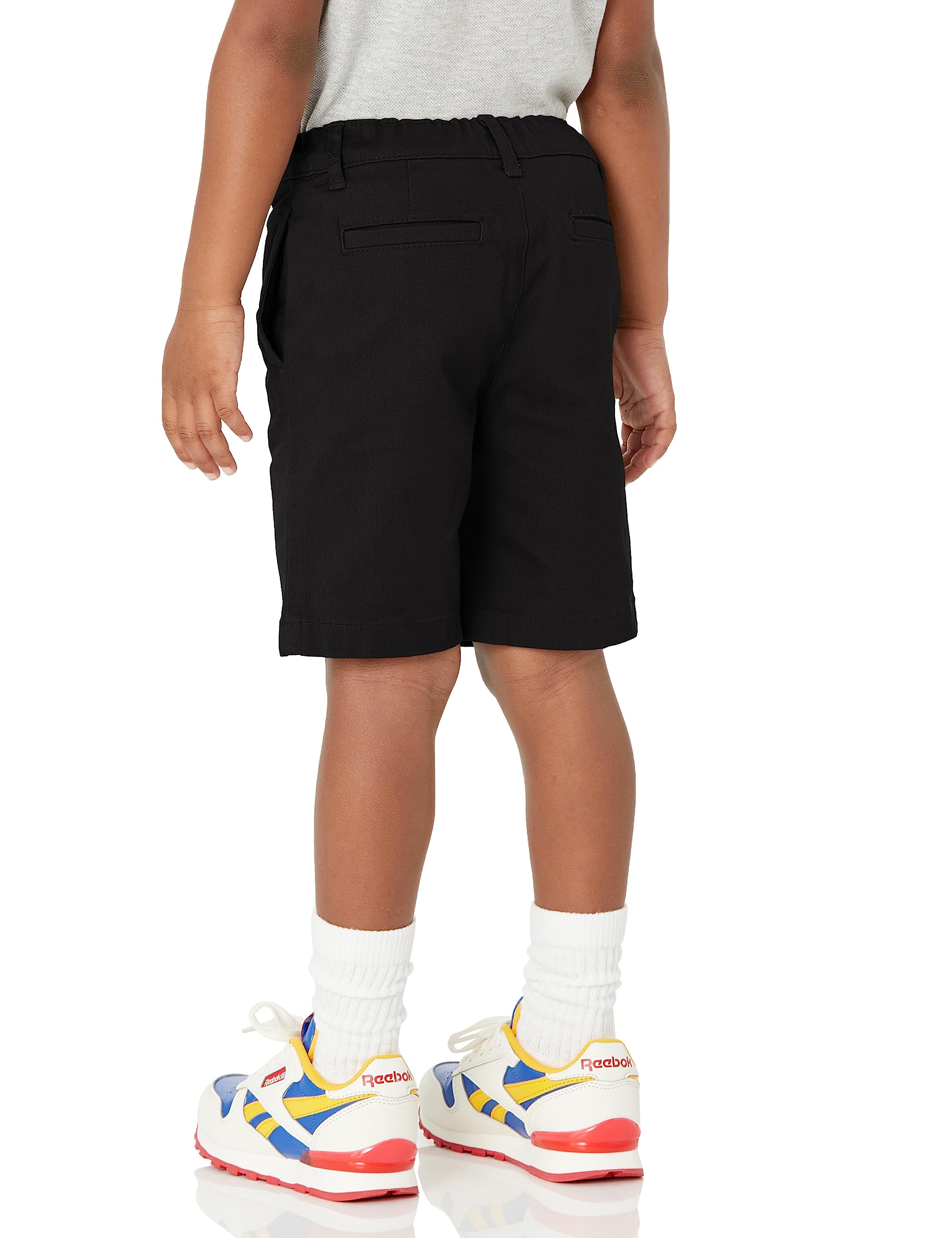 Amazon Essentials Jungen Gewebte Uniform-Shorts mit Flacher Vorderseite (knitterfrei)