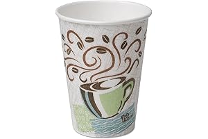 Dixie Disposable Coffee Cups 8 Oz With Coffee Dreams Design