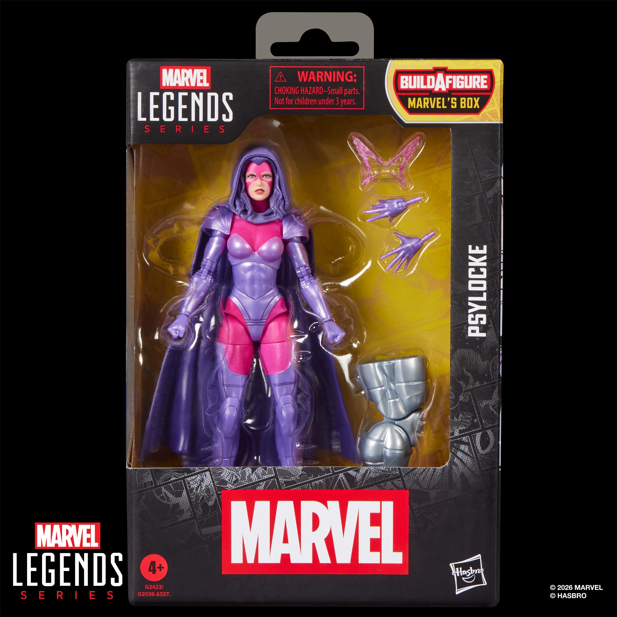Marvel Legends Series, Psylocke, Figura Coleccionable de los cómics de Patrulla-X a Escala de 15 cm