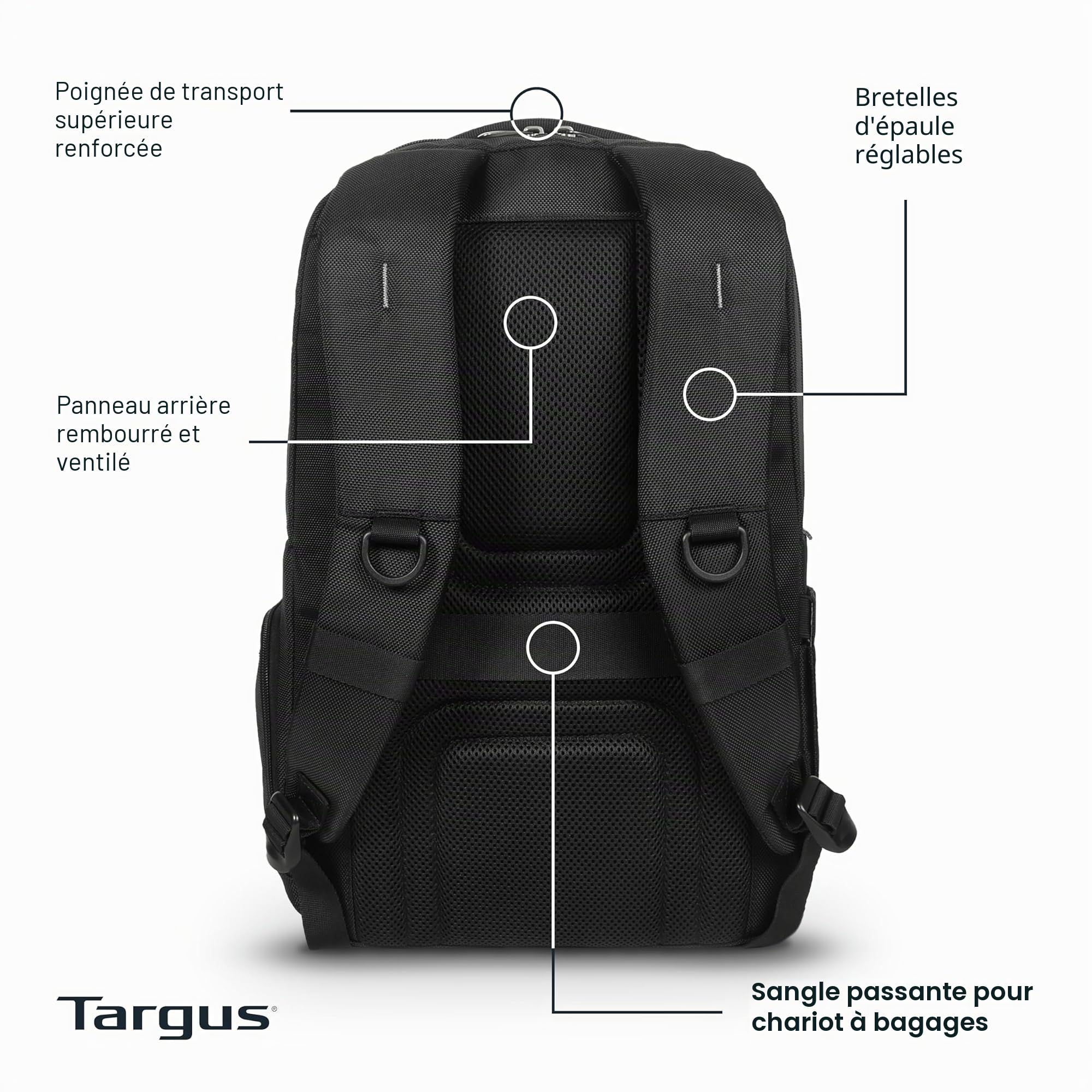 Targus Sac à dos pour ordinateur portable