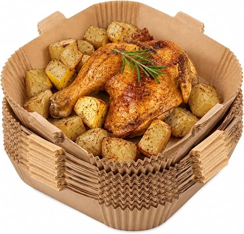 QTLCOHD Air Fryer Liners Disposable, 200 Pcs 8 Inch Airfr...