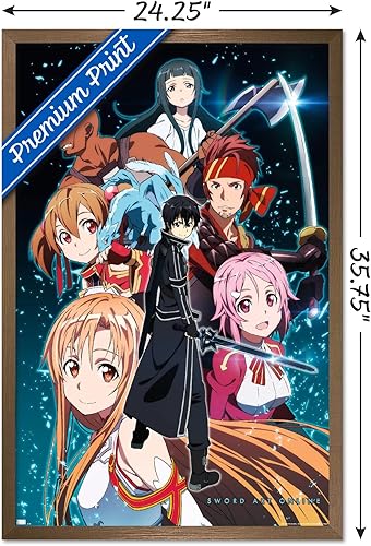 Miniatura 3 de Trends International Sword Art Online - Póster de pared de arte clave 2