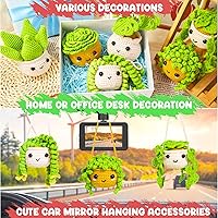 Vista 6 de MAGIMUSE Crochet Kit for Beginners,Crochet Starter Kits with Step-by-Step Video Tutorials, DIY Craft Kits Amigurumi Knitting Supplies, Monstera