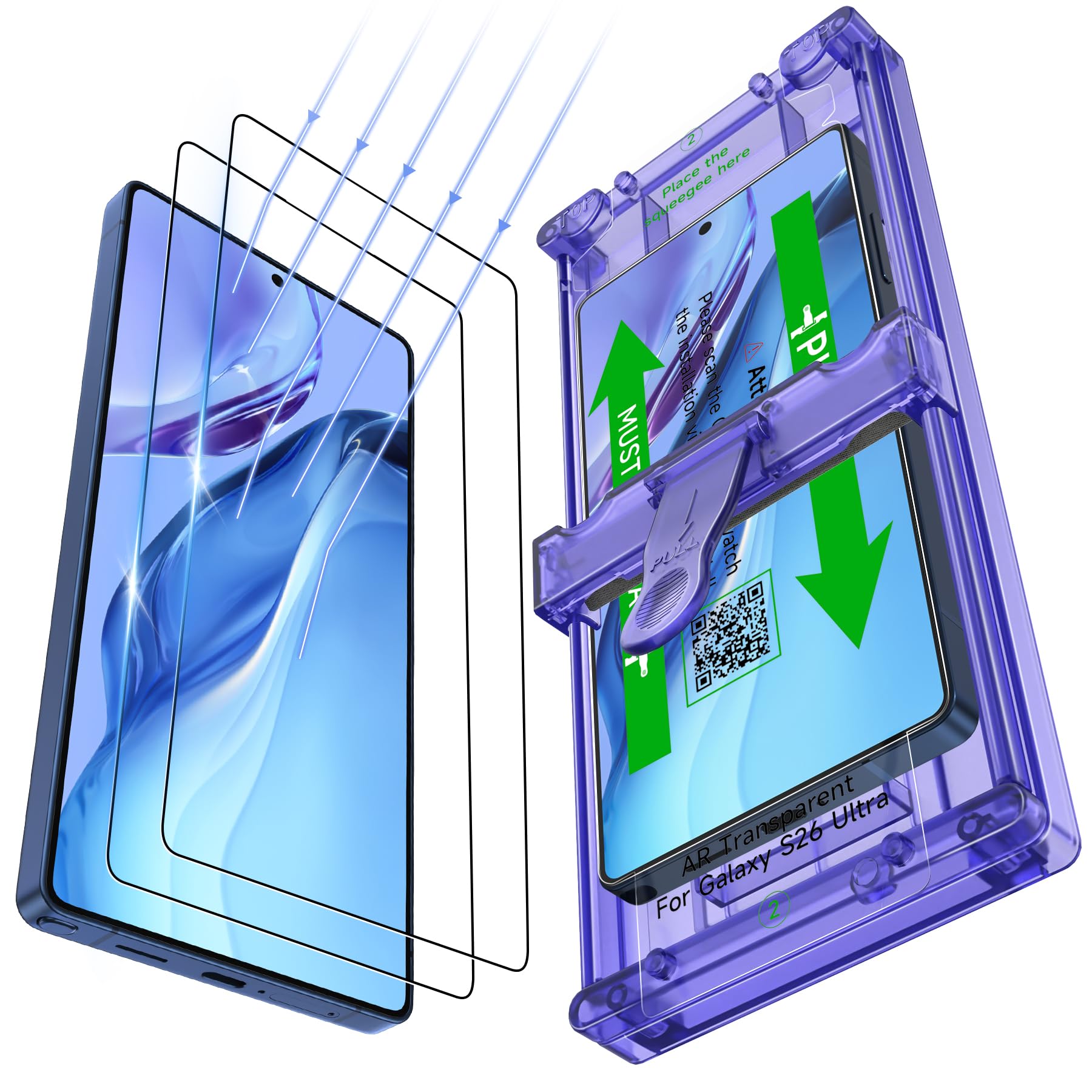 YWXTW Anti Reflective Screen Protector for Samsung Galaxy S26 Ultra