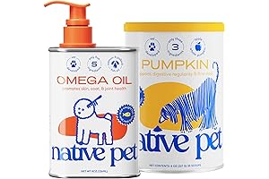 Native Pet Fish Oil for Dogs & Pumpkin Powder