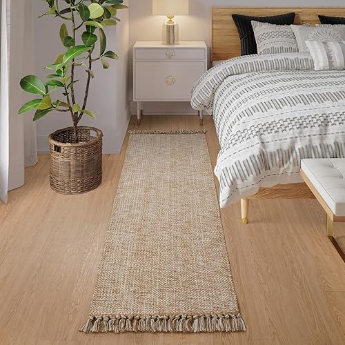 Miniatura 321 de Collive - Tapete de 27 x 43 pulgadas, lavable a máquina, para interiores y exteriores, de bajo perfil, suave algodón tejido a mano, para baño