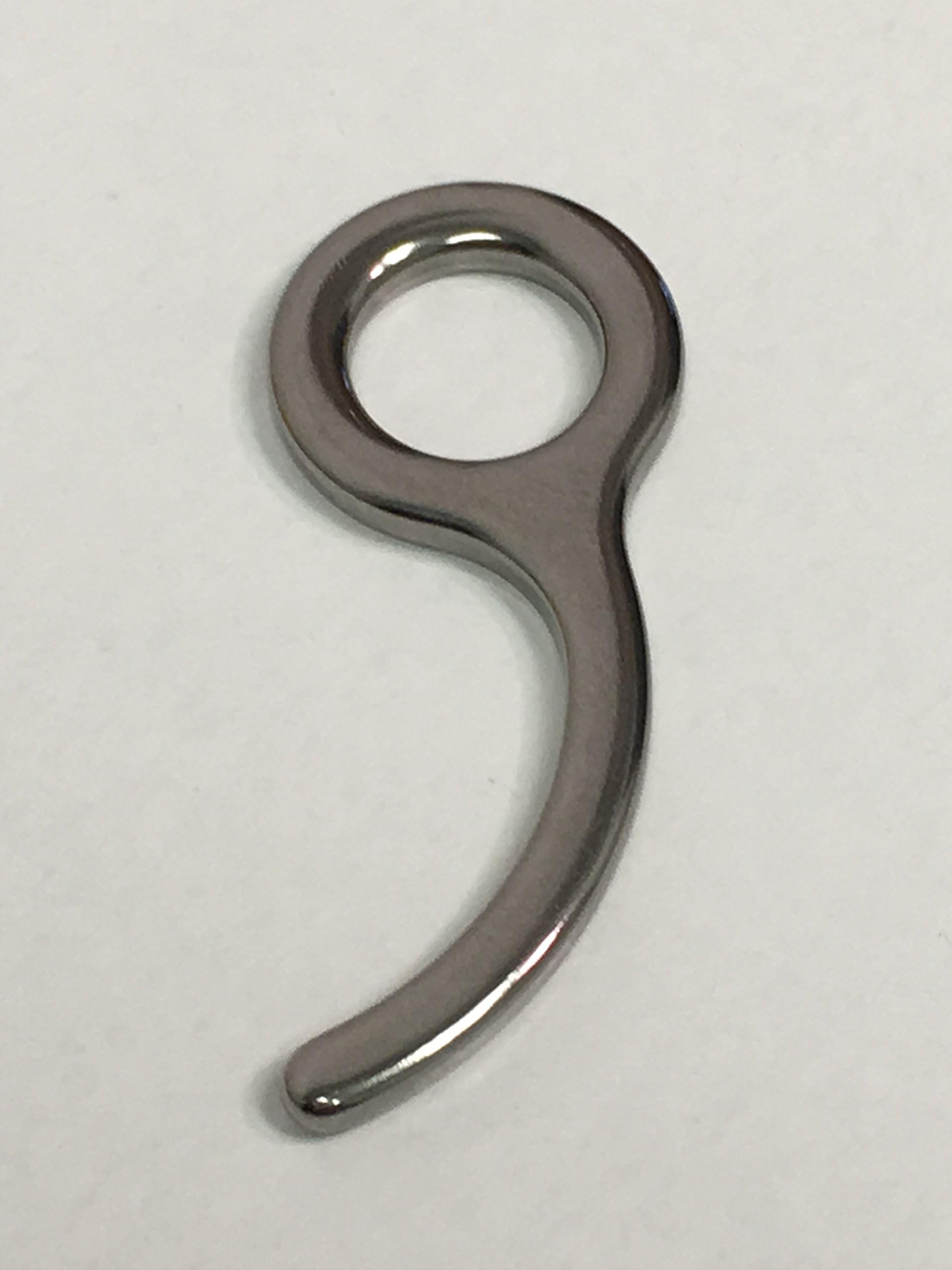 Skydiving Necklace Jewelry Parachute Closing Curved Pin Release Pin - Stainless