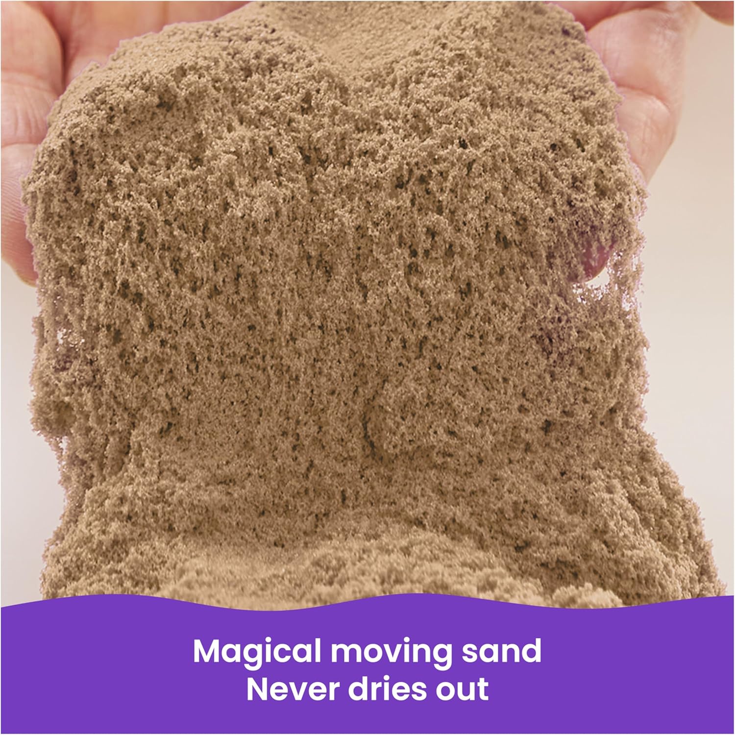 Kinetic Sand, 3.25lbs Beach Play Sand, Amazon Exclusive, Easter Basket Stuffers, Moldable Sensory Toys for Kids, Resealable Bag (Packaging May Vary) - Image 2
