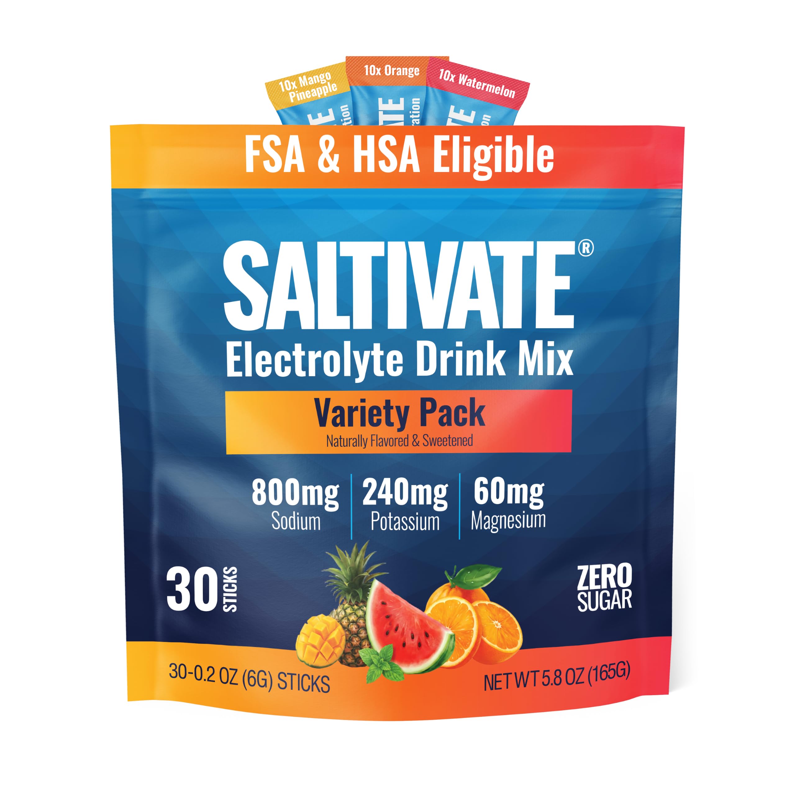 Electrolyte Packets, Watermelon, 800mg Sodium, 12 Sticks — Amazon image 17