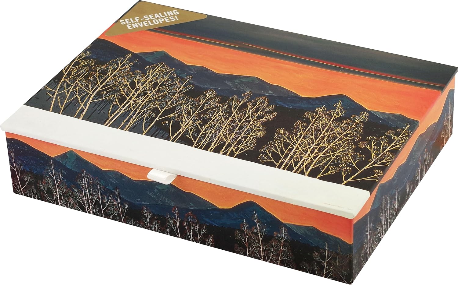 Mountain Sunset Deluxe Boxed Holiday Cards (20 cards, 21 self-sealing envelopes) - Image 3