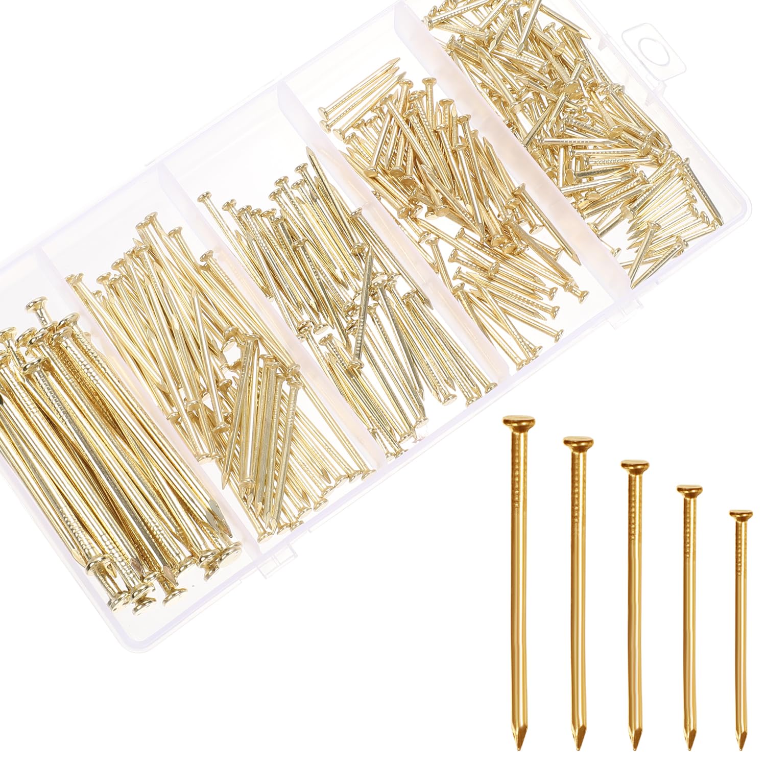 280pcs Hardware Nails - Picture Hangers for Wall Decor -1