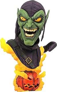 Diamond Select Toys Marvel's Green Goblin Legends in 3-Dimensions 1:2 Scale Bust, Multicolor