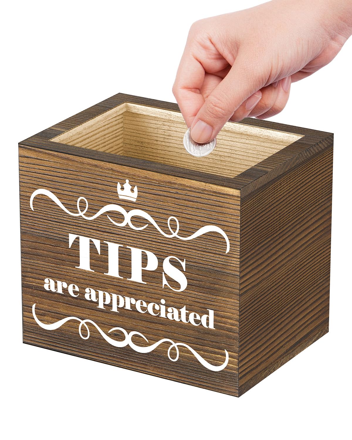 Photo 1 of Uniclife Wooden Tip Jar