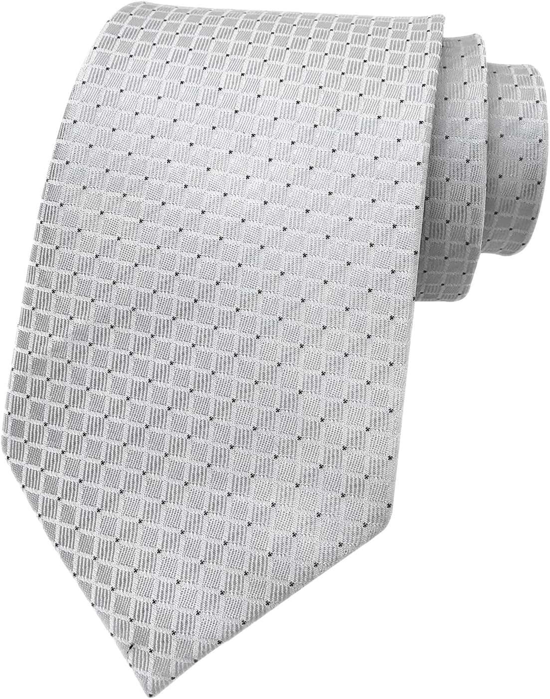 Men Modern Tartan Formal Ties Checks Plaid Gingham Pattern Woven Necktie