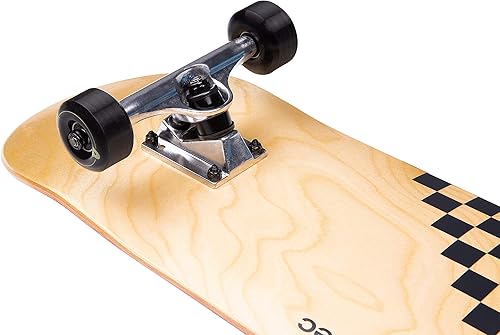 Miniatura 5 de Retrospec Alameda - Patineta completa  Cubierta de madera de arce canadiense con camiones de aleación de aluminio de 55 pulgadas para