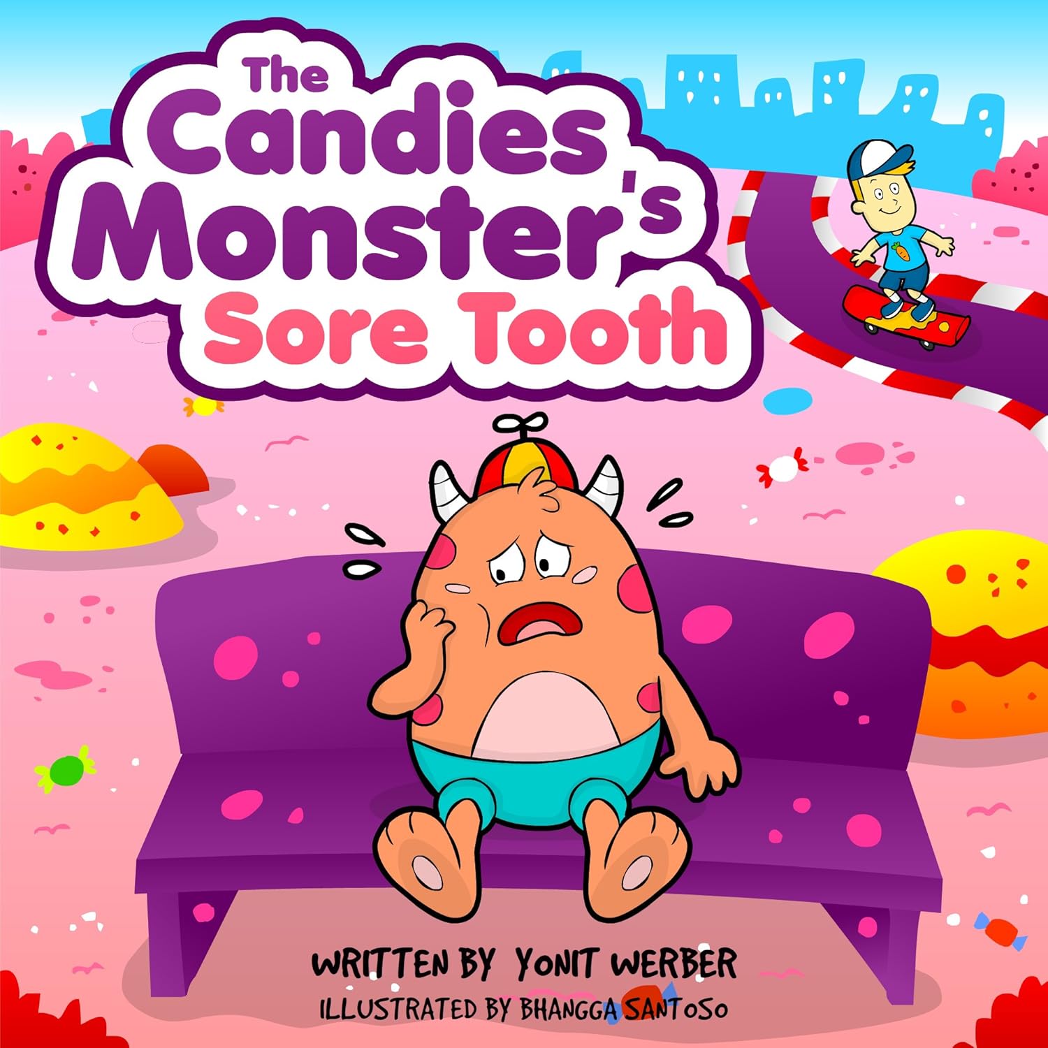 Amazon.co.jp Children's Book The Candies Monster's Sore Tooth (funny