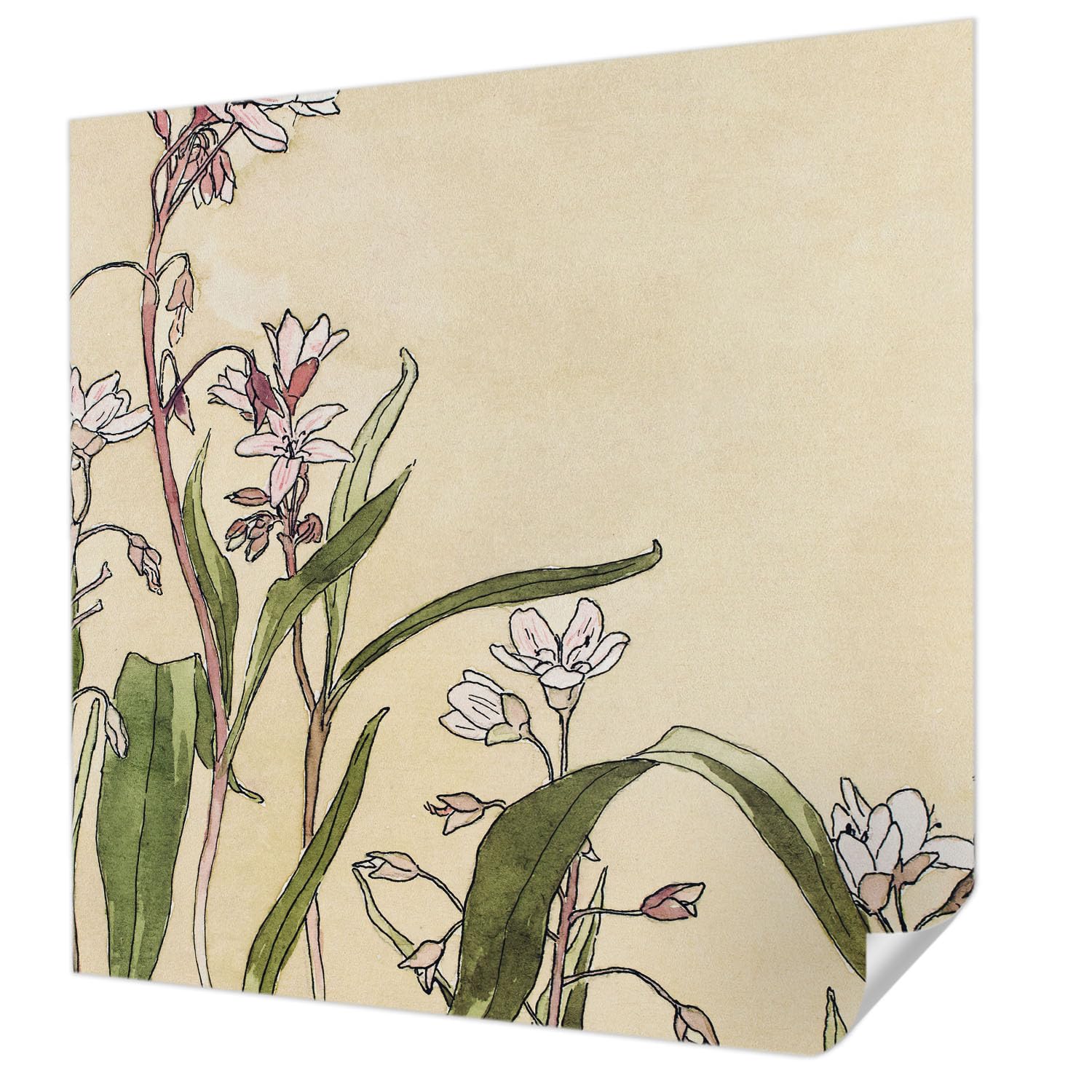 Revêtement mural autocollant 250x250 cm Tulup salon décoration murale