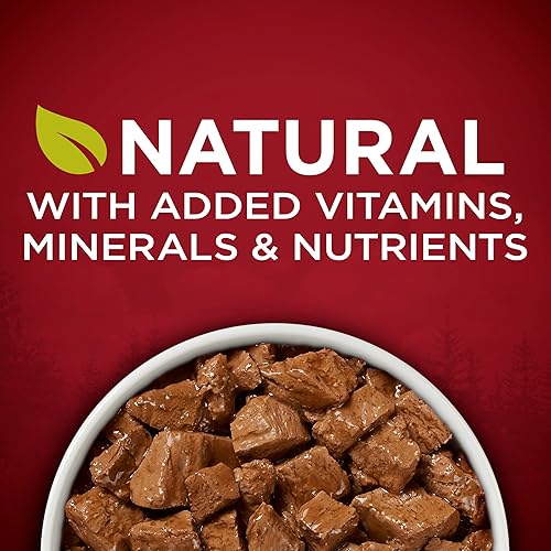 Miniatura 3 de Purina ONE Natural SmartBlend True Instinct Tender Cuts - Paquete variado de alimentos húmedos para perros Grain Free Beef &amp; Wild-Caught Salmon,