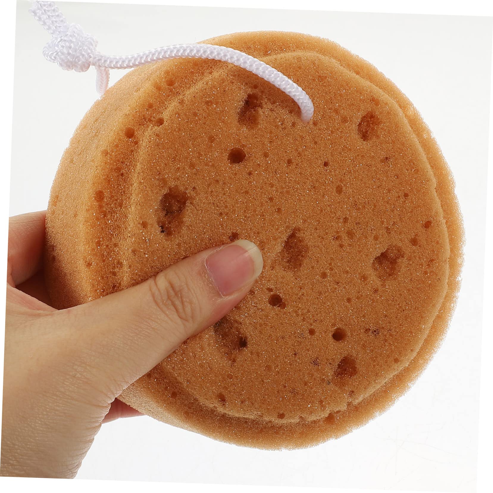 minkissy 20piezas Esponjas De Baño Redondas Exfoliantes y Suaves Para Esponjas De Loofah Para Cuerpo Agradables Al Tacto y Diseño Práctico Para Adultos