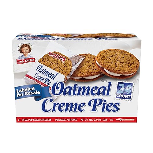 Little Debbie Pastel de crema de avena 24 unidades de galletas de 26 onzas 624 onzas
