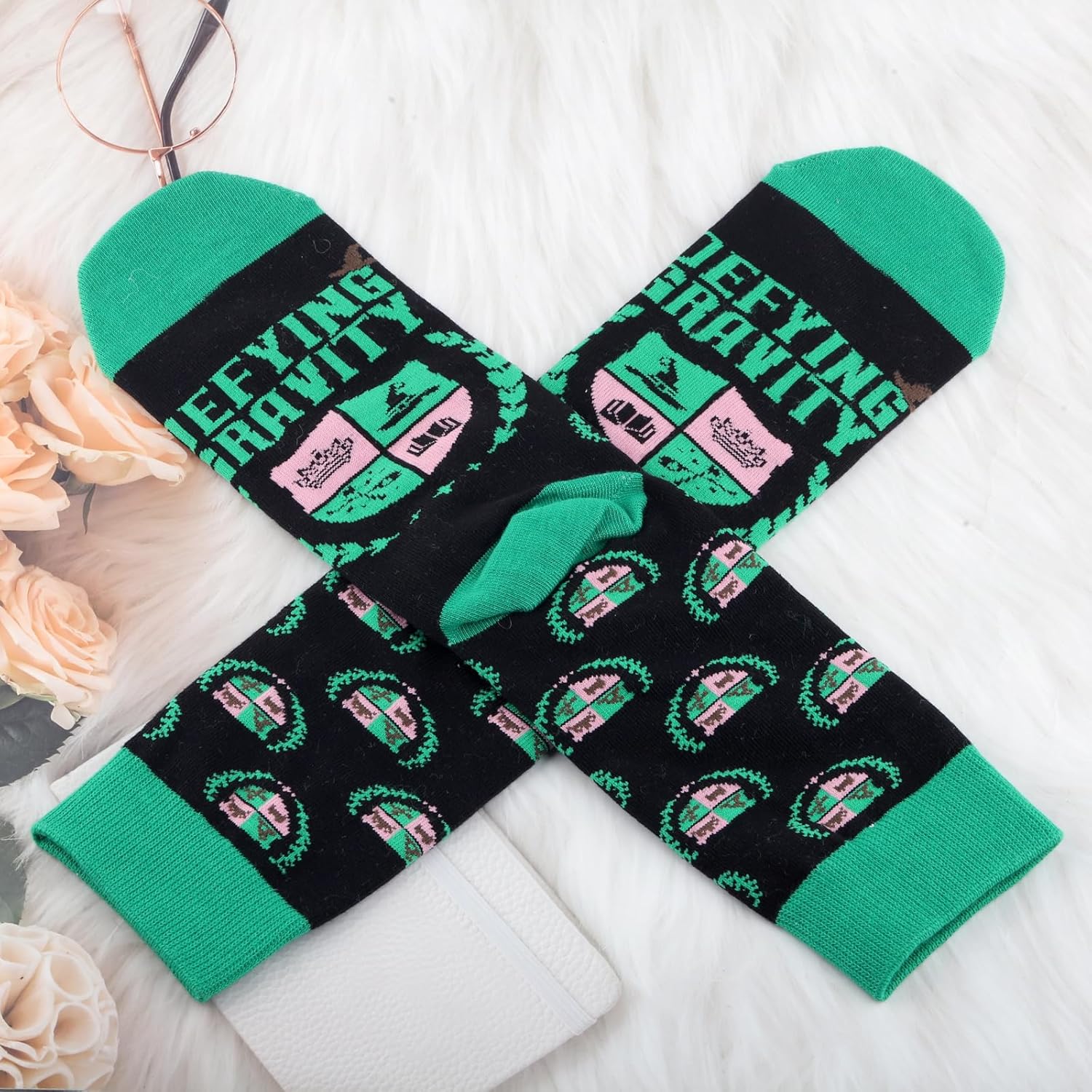 LEVLO Witch Musical Socks Witch Fans Gift Defying Gravity Witch Socks Musical Witch Merch - Image 7