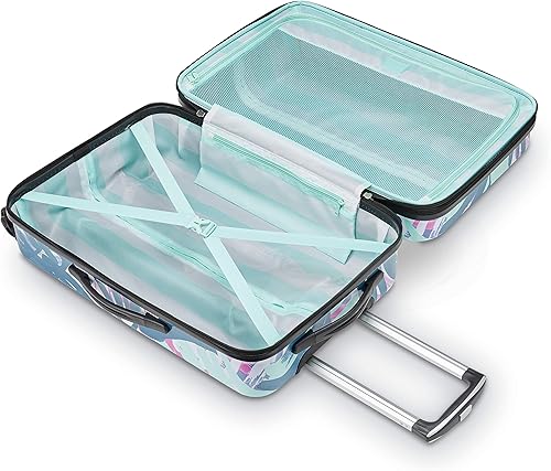 Miniatura 2 de AMERICAN TOURISTER Moonlight Hardside - Equipaje expandible con ruedas giratorias, Palm Trees), 92504