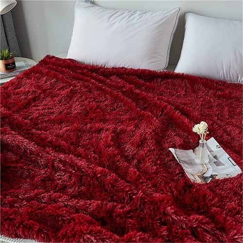 Miniatura 6 de MOOWOO Manta de piel sintética para el Día de la Madre para regalo, manta de forro polar, esponjosa, súper suave, decorativa, cómoda, lanuda para