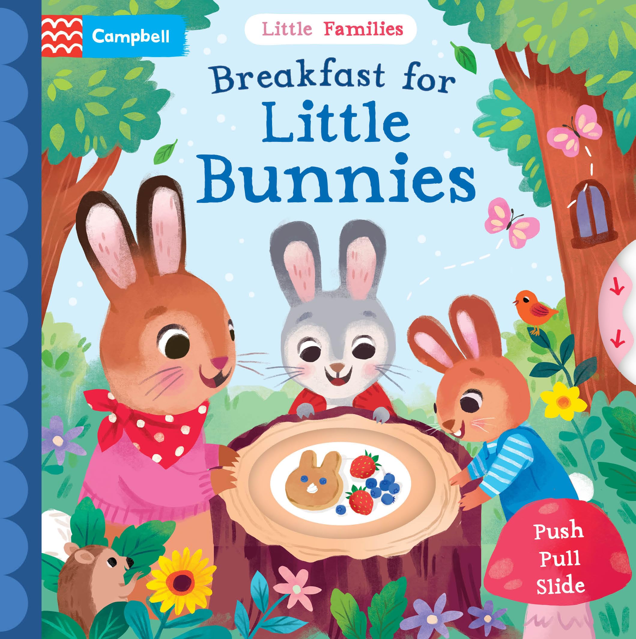 Campbell Books Push Pull Slide Book Breakfast for Little Bunnies
