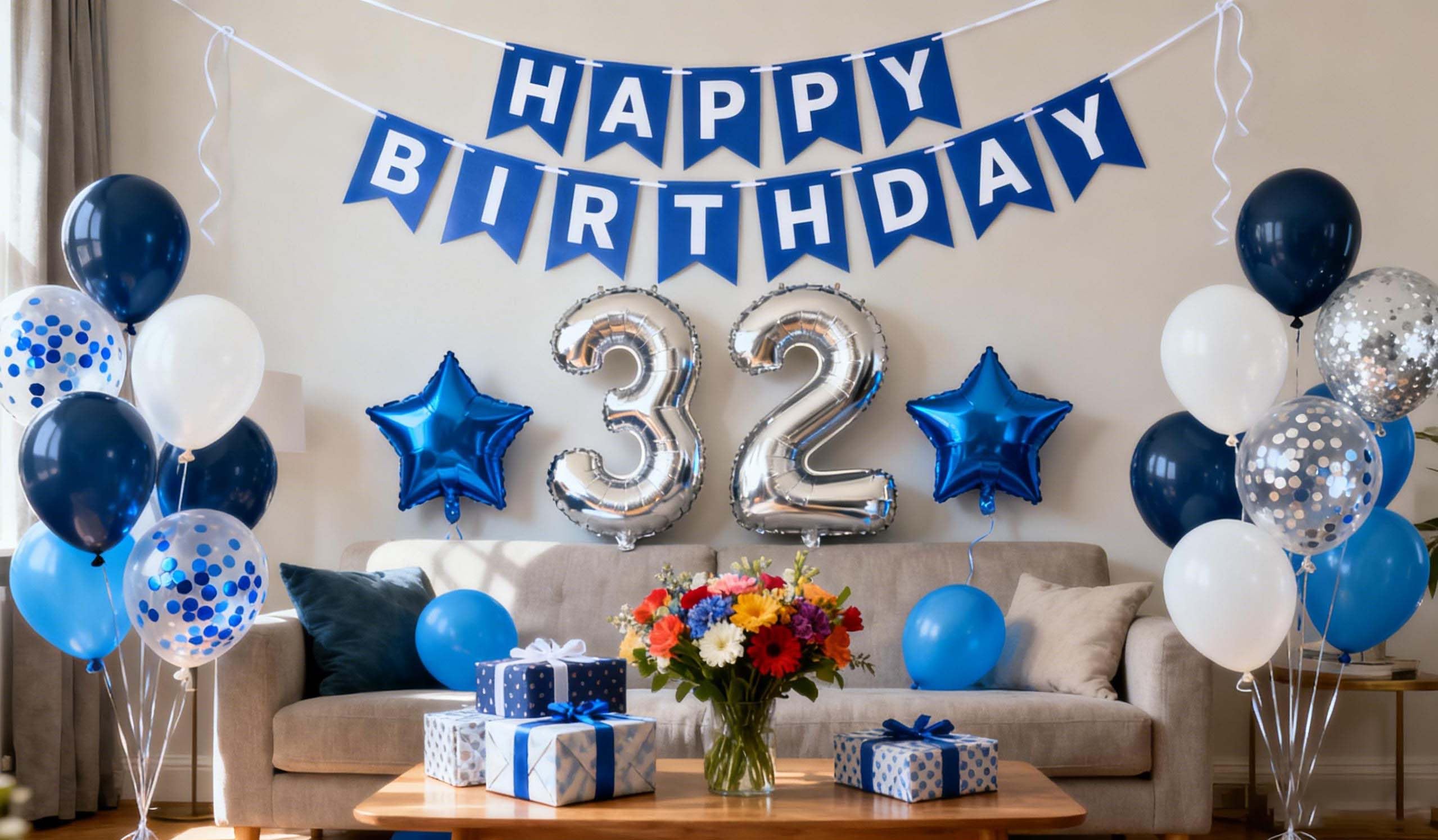 Photo 1 of JumDaQQ 32nd Birthday Party Decorations