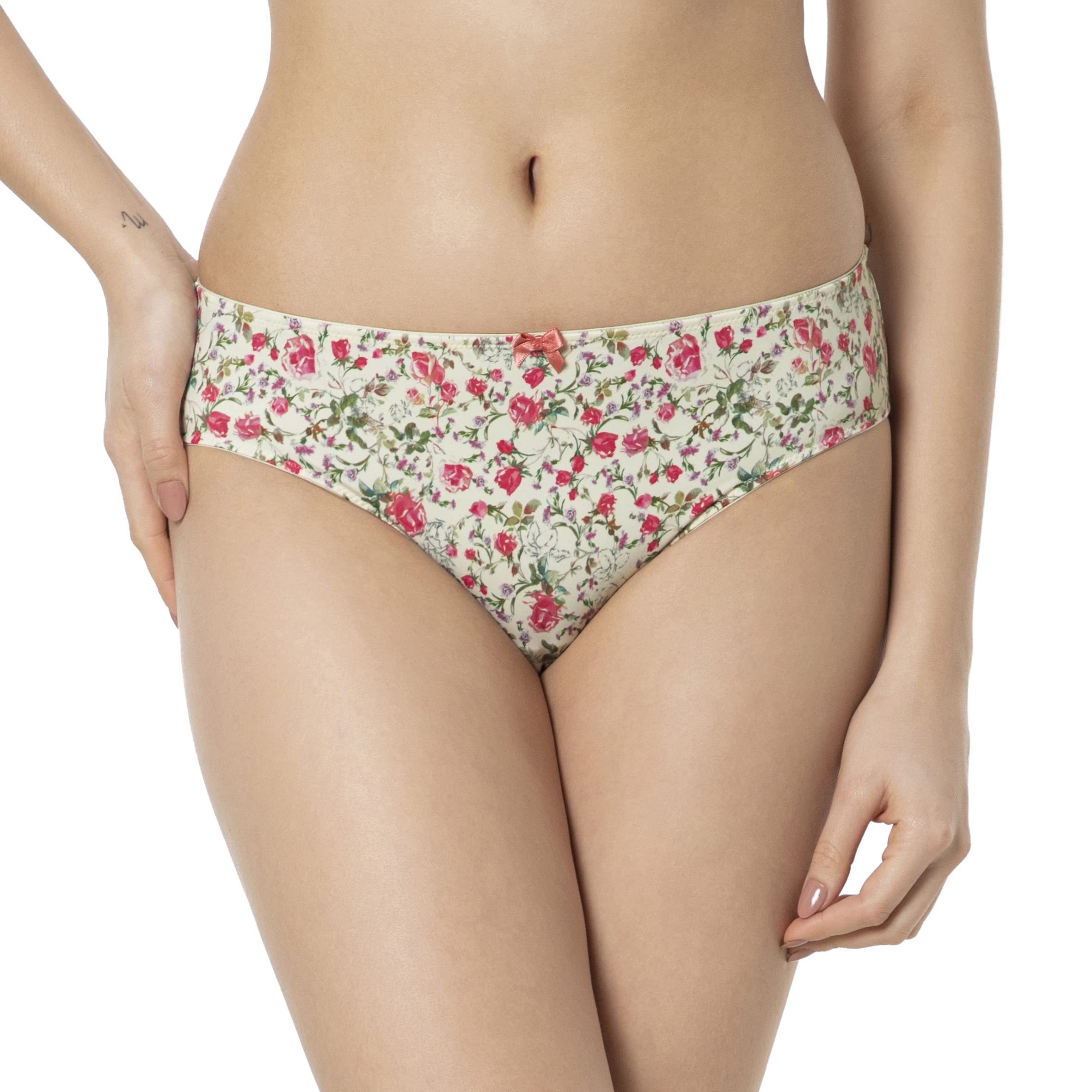 Printed Low Rise Three-Fourth Coverage Bikini Panty-image-19