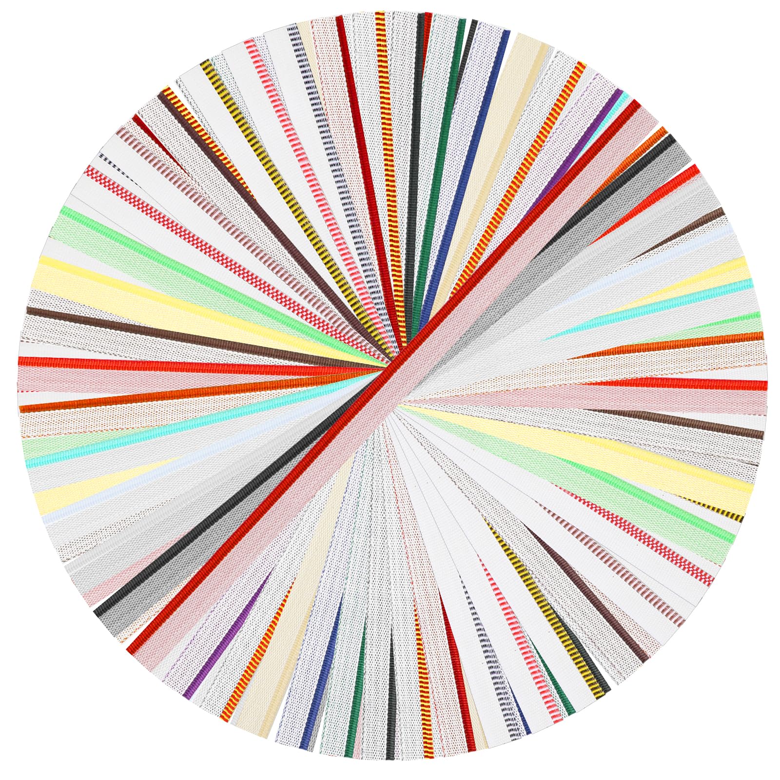 48 Pcs Book Binding Headbands 24 Colors Book Headband 11.8 x 0.5inch Book Headband Book Binding Cotton Book Binding Cloth for Bookbinding Book Decor