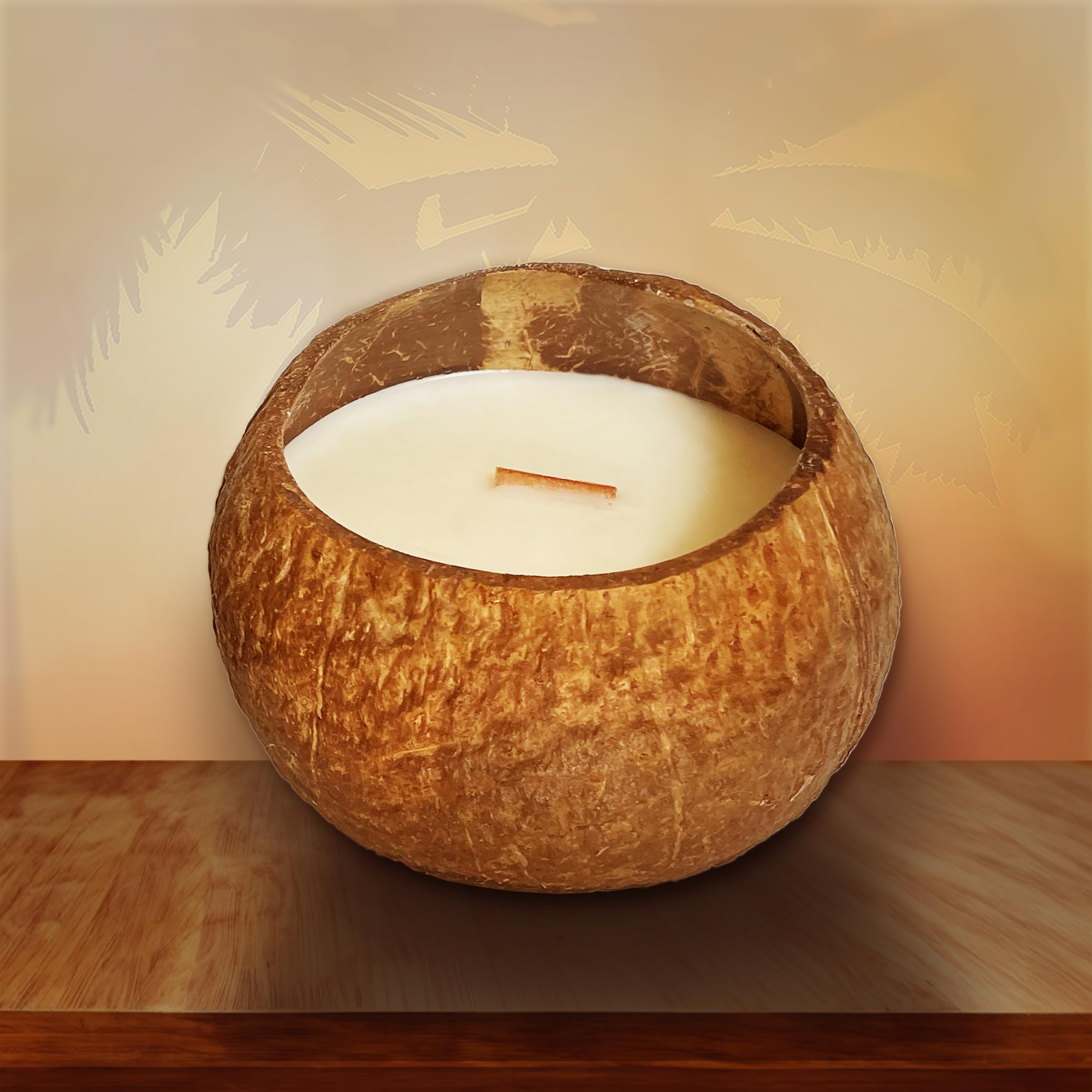 Amazon.co.jp: CKホームココナッツの香りのココナッツキャンドル天然