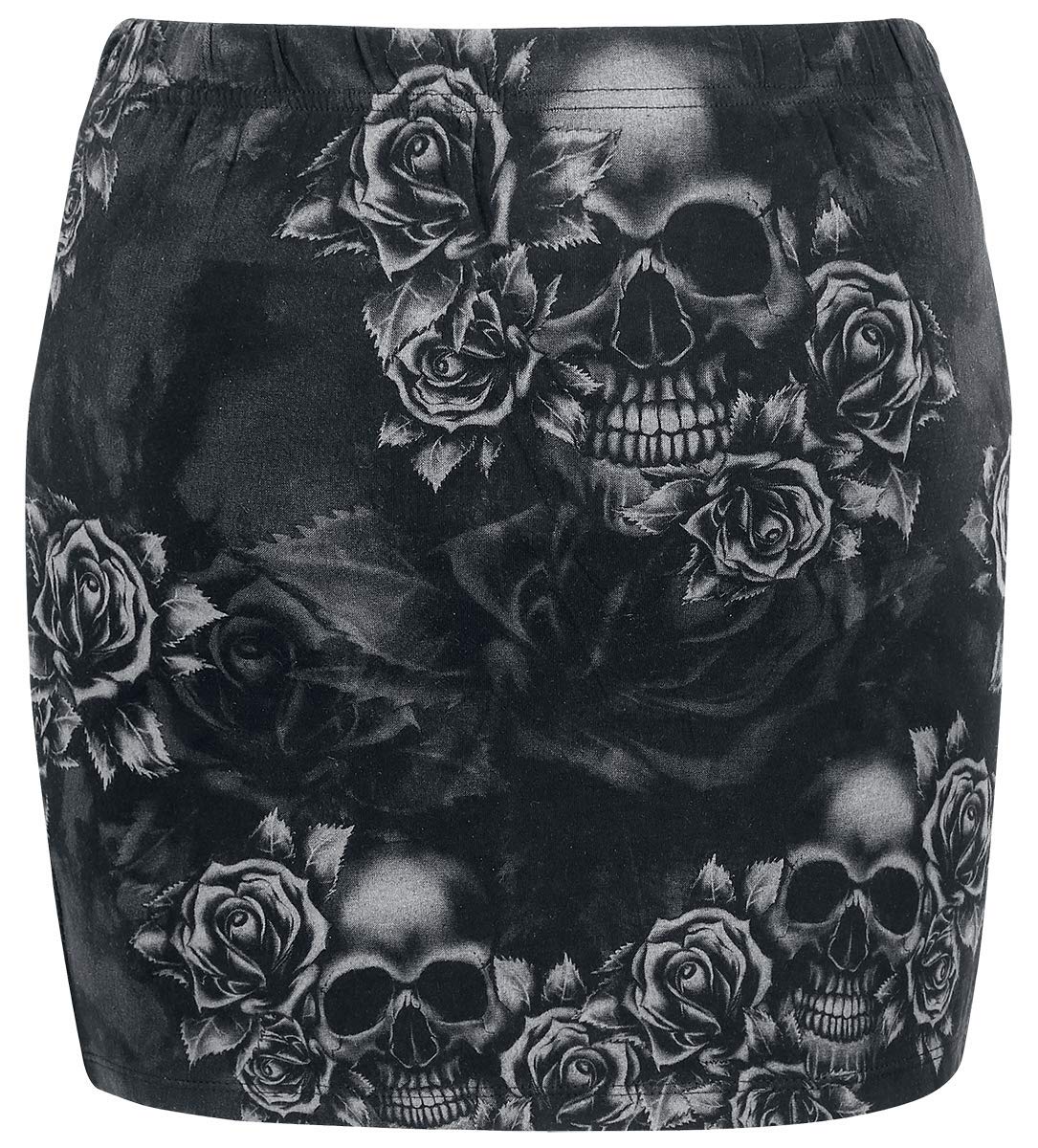 Black Premium by EMP Mujer Falda Negra y Gris en Doble Pack