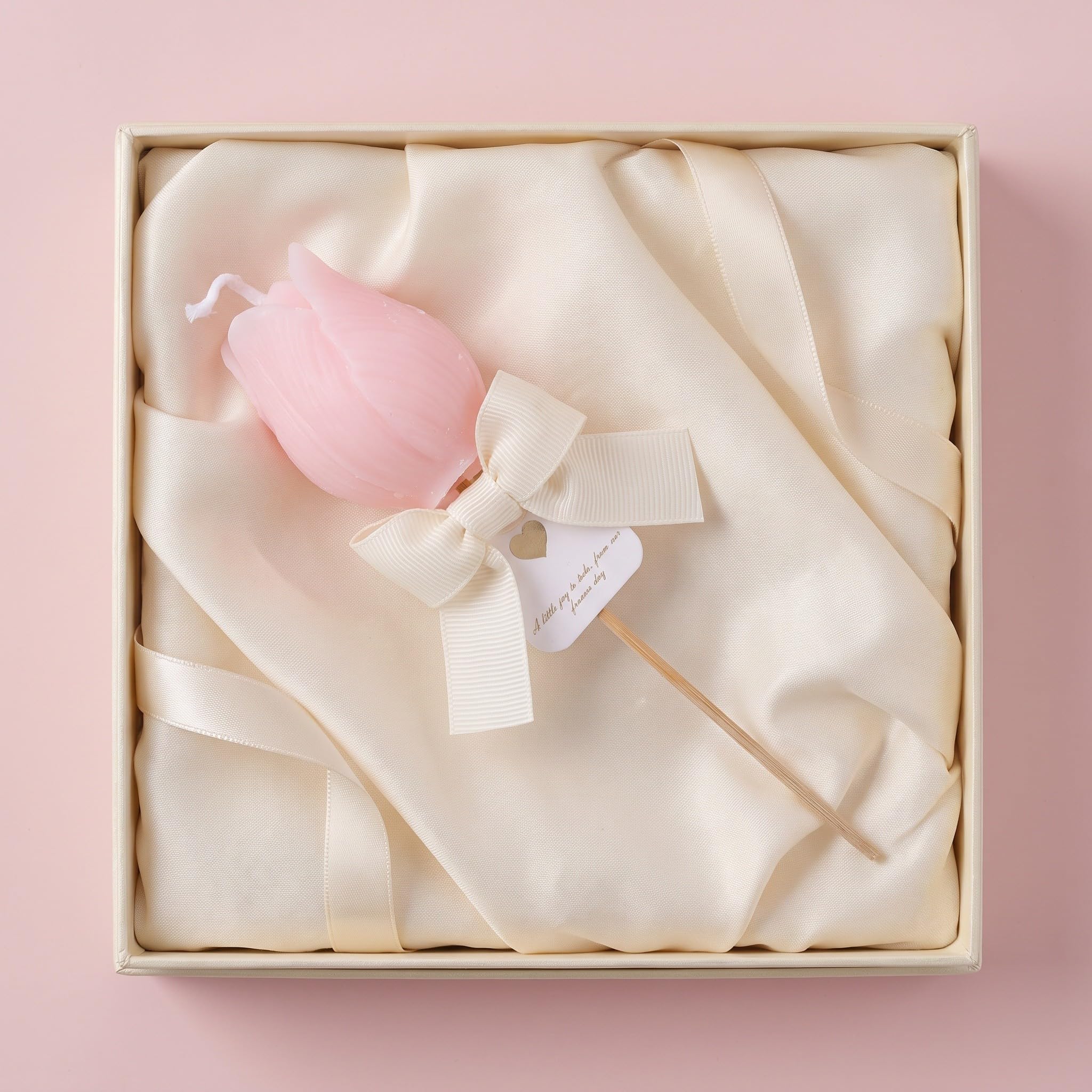 Lurrose 4 candele profumate a forma di tulipano, design realistico di tulip
