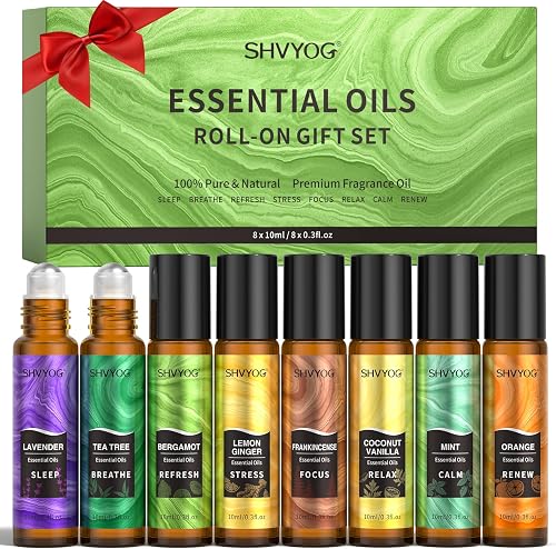 Coffret Cadeau D'huiles Essentielles à Bille 8x10ml 