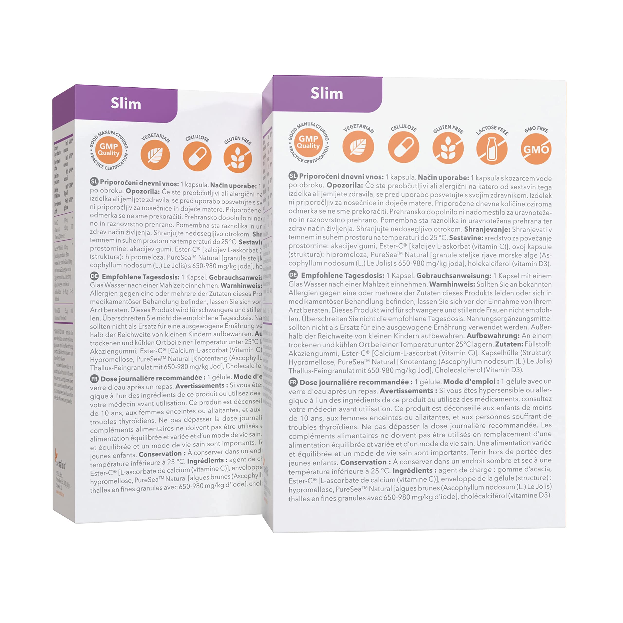 Metabolism Boost Improved - Jod, Vitamin C, Vitamin D3-60 Kapseln für 60 Tage - Sensilab