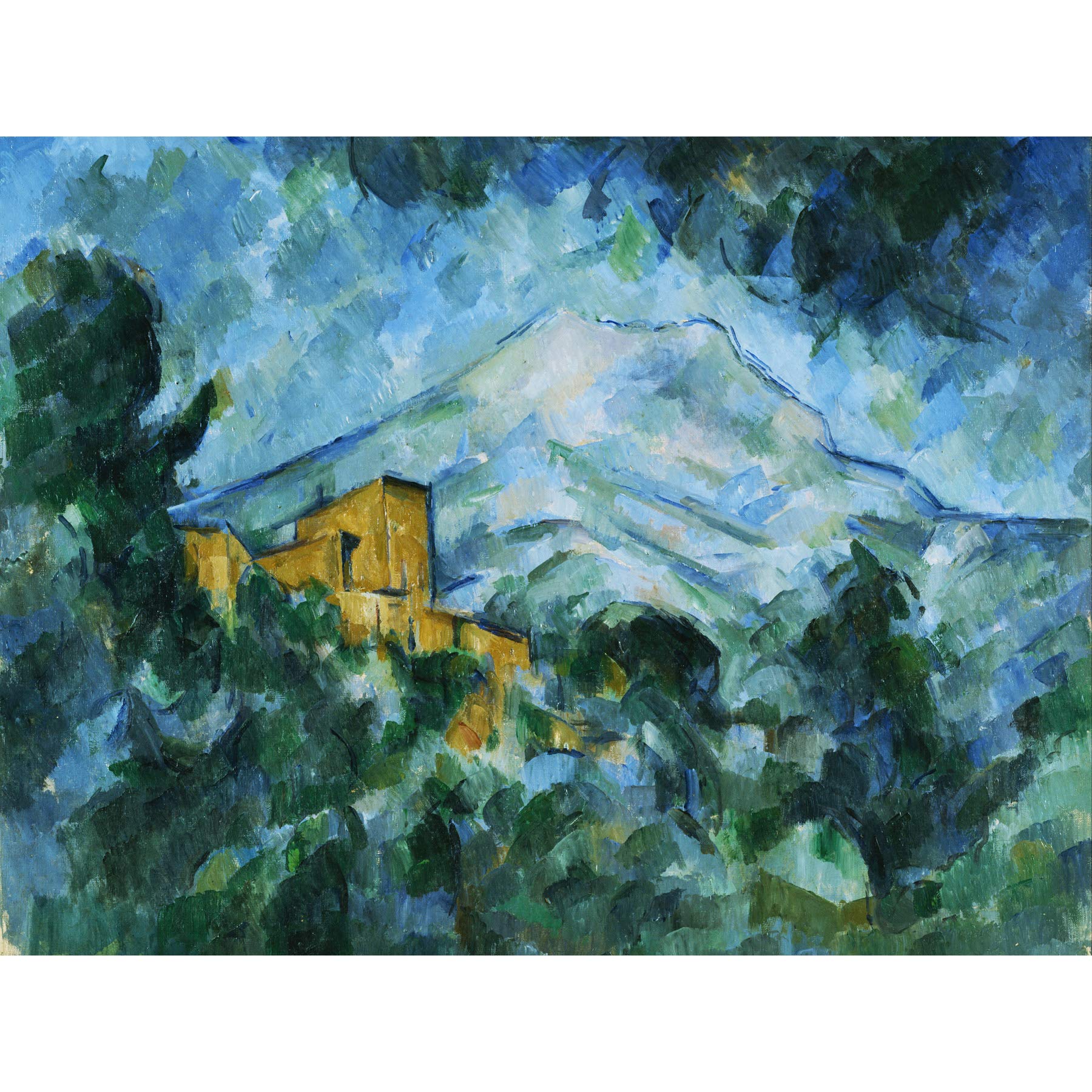 Paul Cezanne Mont Sainte Victoire And Chateau Noir Extra Large Wall Art Print Premium Canvas Mural