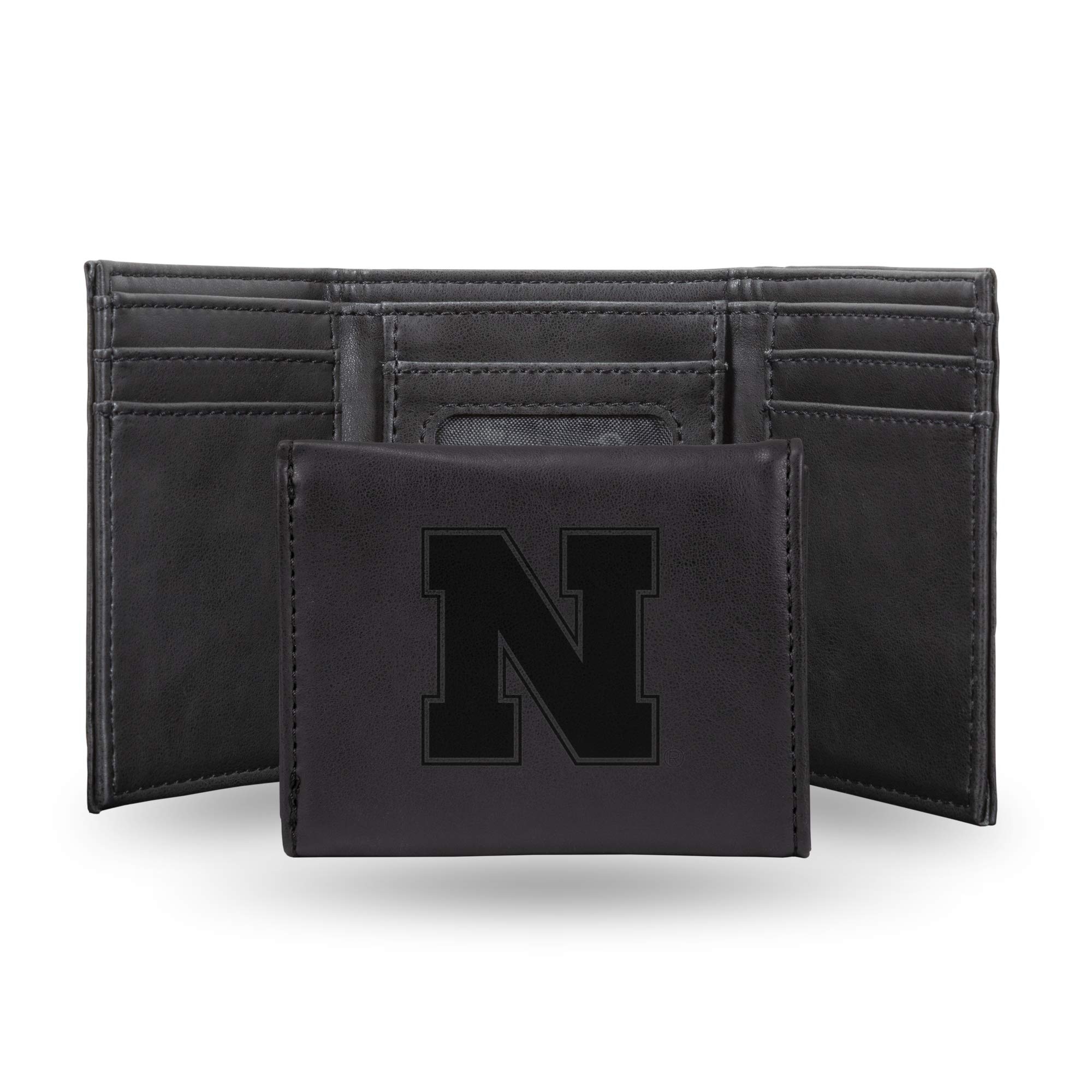 Rico Industries NCAA Laser Engraved Trifold Laser Engraved Tri-Fold Wallet - Men's Accessory