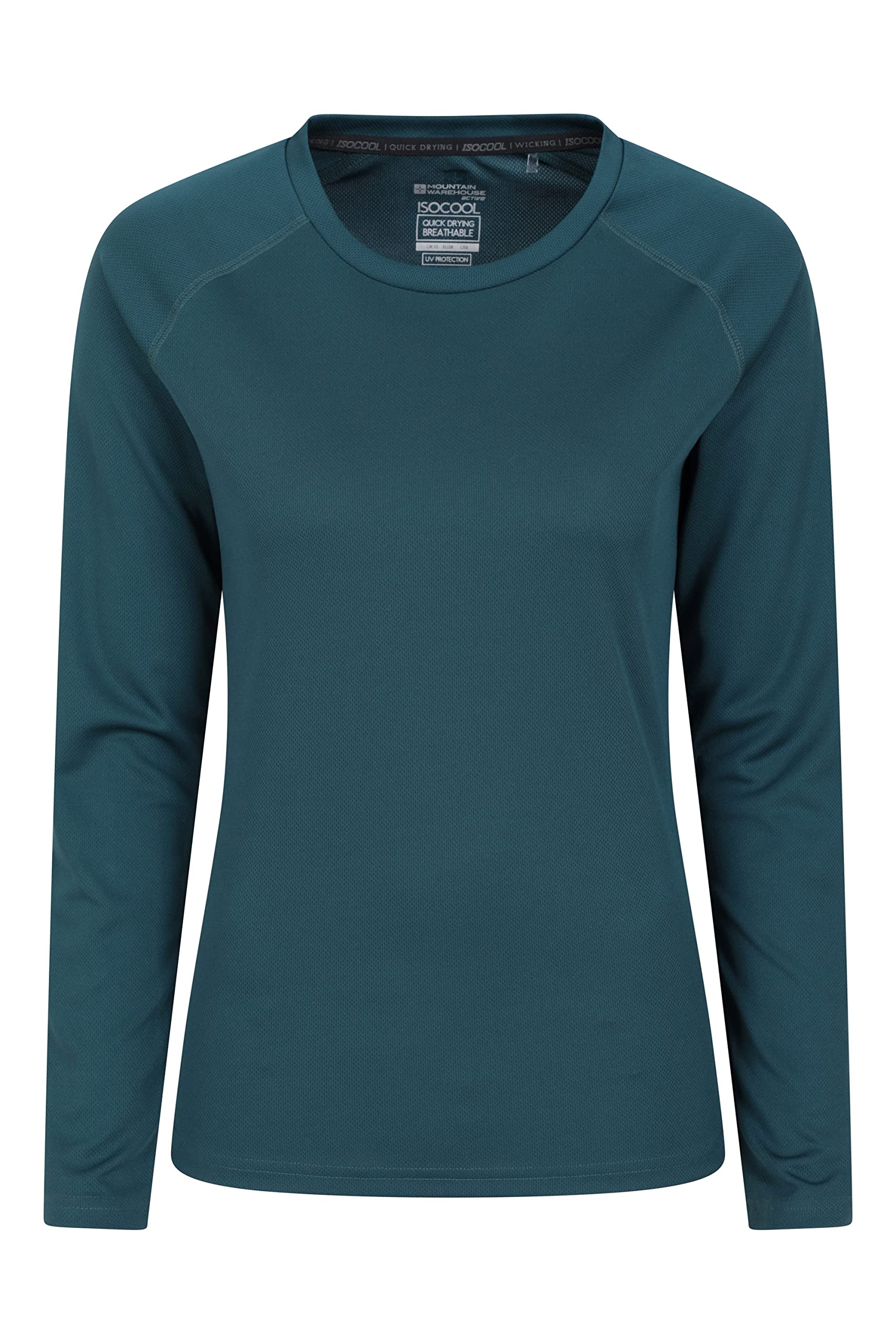 Mountain WarehouseEndurance Womens Top - Lightweight Ladies Top, Long Sleeve Tee, Quick Drying Tshirt, UV Protection Tee Shirt - For Spring Summer Travel