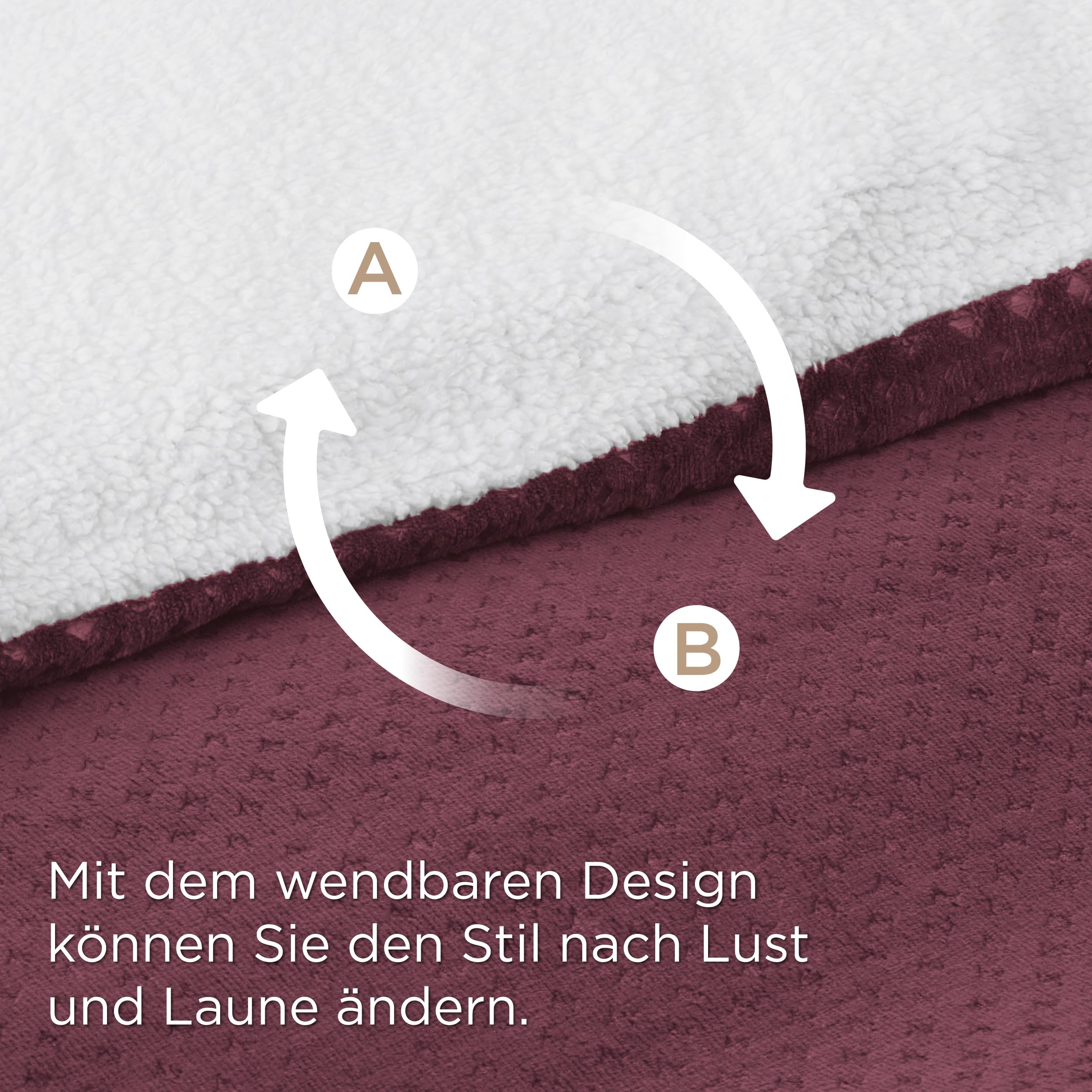 BEDSURE beddengoed 135 x 200 katoen 2-delig - beddengoedset beige