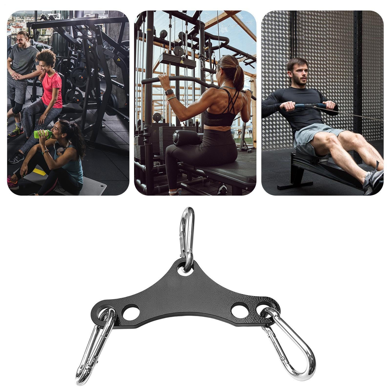 Płyta adaptera maszyny kablowej Wytrzymałe złącze koła pasowego fitness