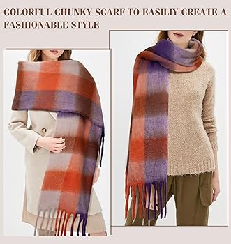 ●TATIANA● Cloudy Puff Wool Blended Muffler MF8101 11 Color Totally Tubular Scarf by Sarah E. Chapman – Wool and Company