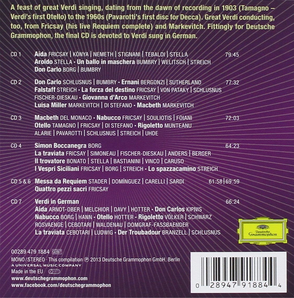 Grandioso! (Great Verdi Recordings From Caruso To