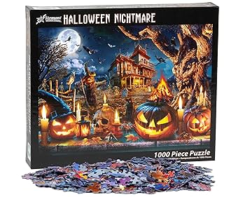 Pumpkin Hollow 1000ピースジグソーパズル 光る ジグソーパズル 1000ピース 「Mickey and Minnie Halloween