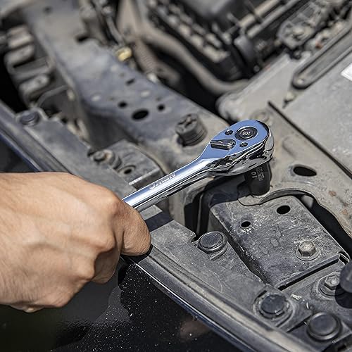 Miniatura 7 de NEIKO 03000A - Juego de 3 trinquetes de liberación rápida juego de llaves de trinquete de 14 pulgadas 38 pulgadas y 12 pulgadas columpio de 36