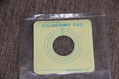 Miniatura 2 de 100 bolsas de colostomía de ostomía cortadas para adaptarse a bolsas desechables de sistema de una sola pieza (1)